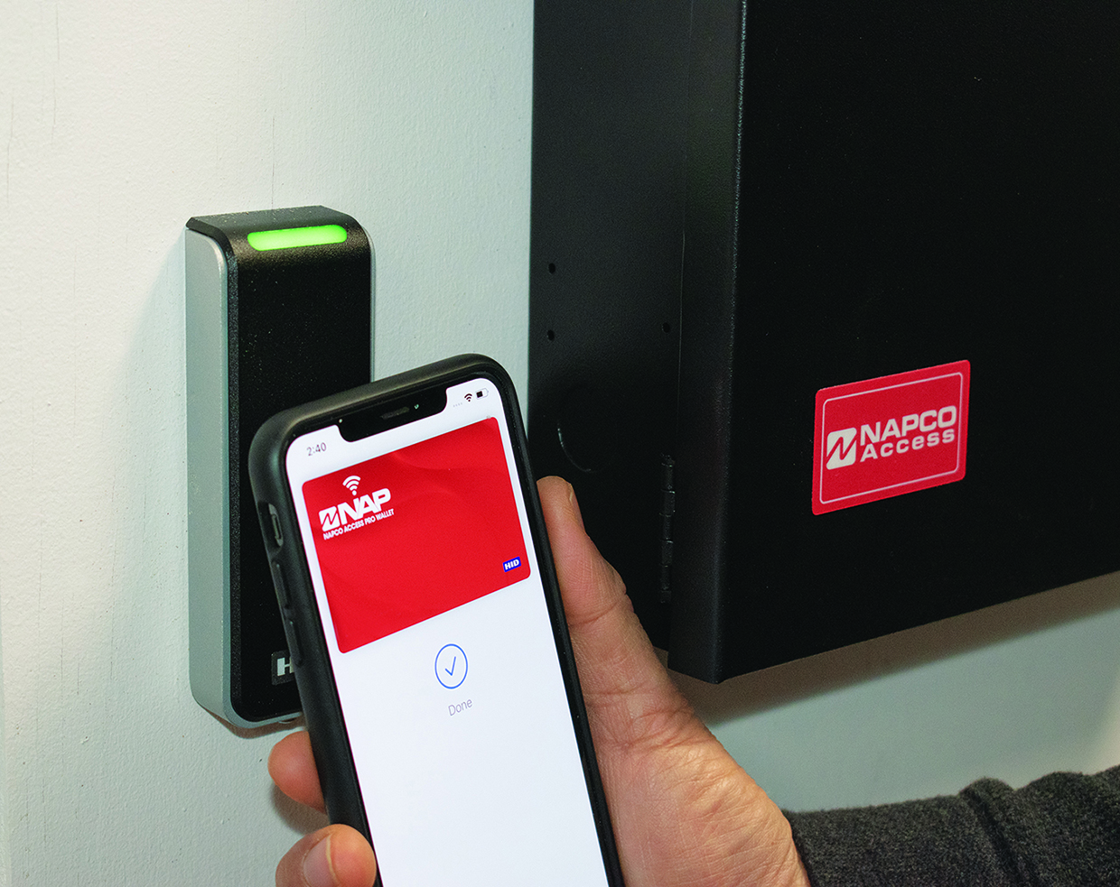 NAPCO commercial access control commercial installation